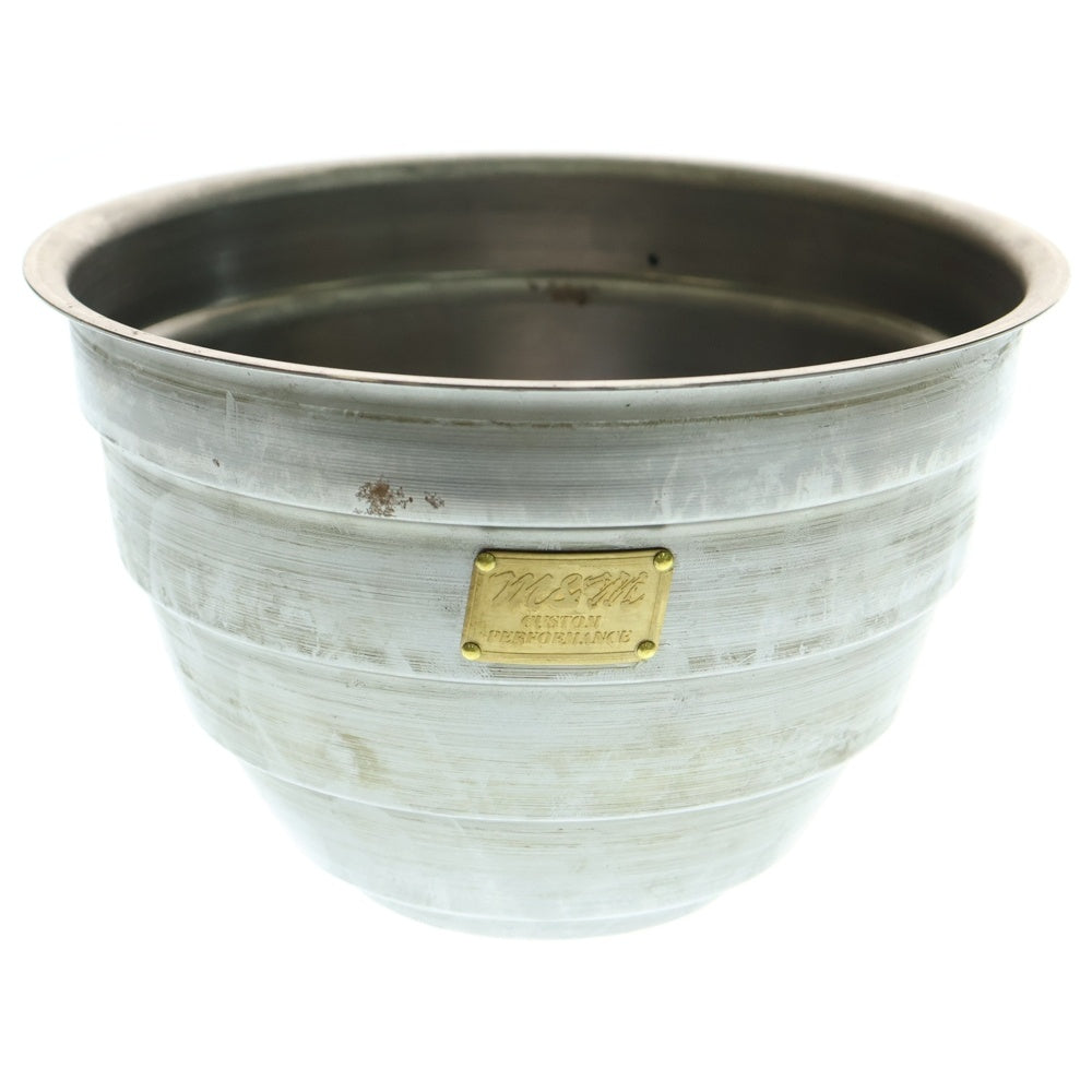 m&m(エムアンドエム) ×MASSES POT TYPE 4 - TERMIT STEEL / LARGE マシス ターミット 鉄鉢 ポット シルバー