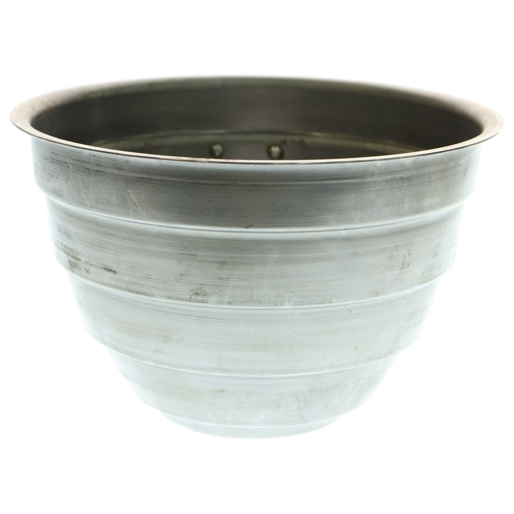 m&m(エムアンドエム) ×MASSES POT TYPE 4 - TERMIT STEEL / LARGE マシス ターミット 鉄鉢 ポット シルバー