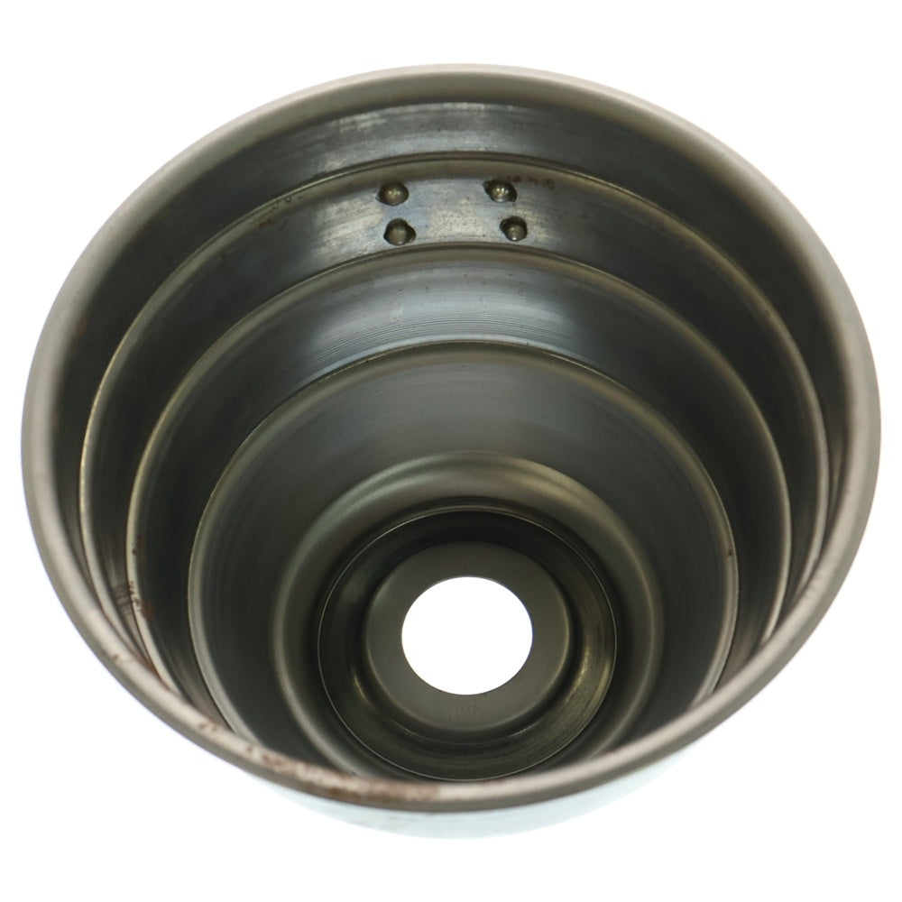 m&m(エムアンドエム) ×MASSES POT TYPE 4 - TERMIT STEEL / LARGE マシス ターミット 鉄鉢 ポット シルバー