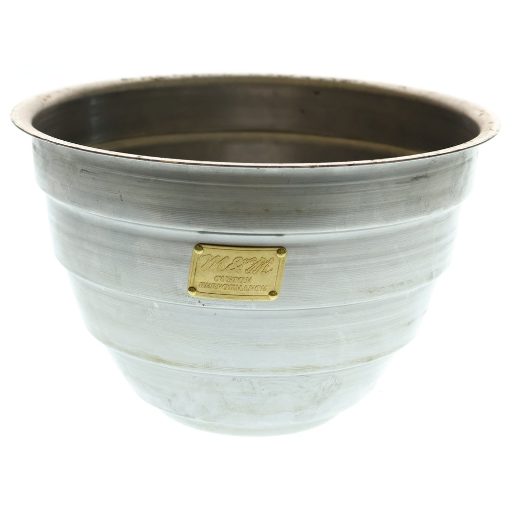 m&m(エムアンドエム) ×MASSES POT TYPE 4 - TERMIT STEEL / LARGE マシス ターミット 鉄鉢 ポット シルバー