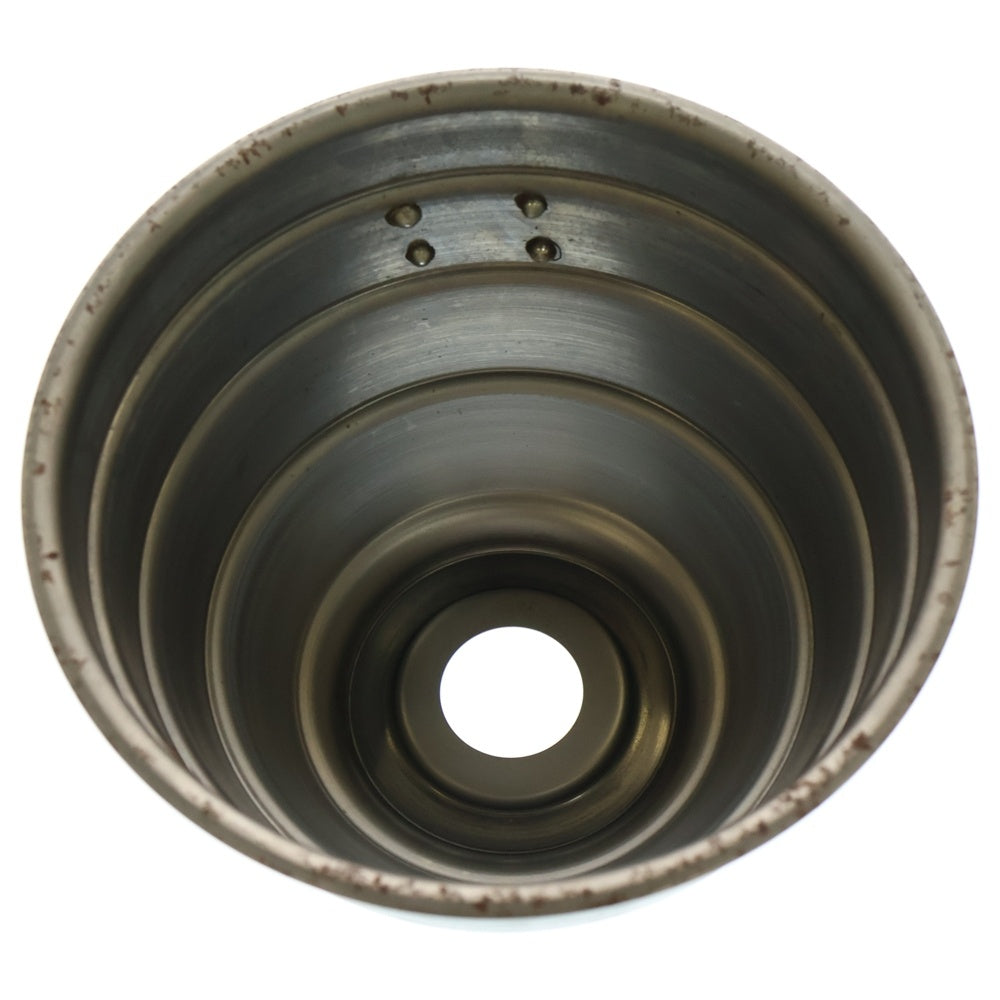 m&m(エムアンドエム) ×MASSES POT TYPE 4 - TERMIT STEEL / LARGE マシス ターミット 鉄鉢 ポット シルバー