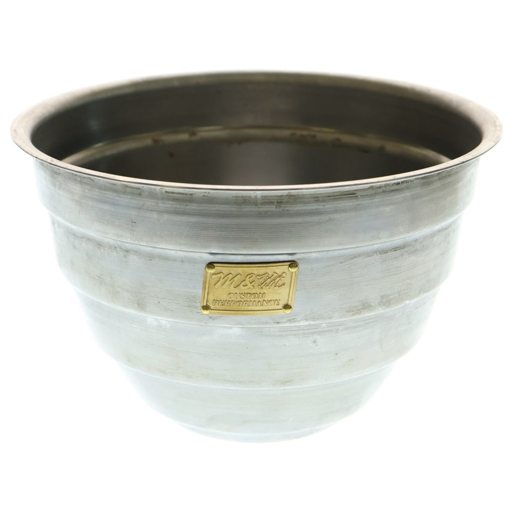 m&m(エムアンドエム) ×MASSES POT TYPE 4 - TERMIT STEEL / LARGE マシス ターミット 鉄鉢 ポット シルバー