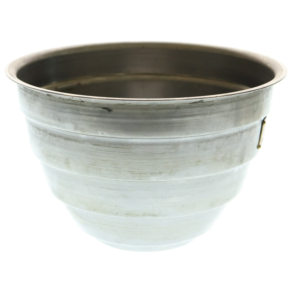 m&m(エムアンドエム) ×MASSES POT TYPE 4 - TERMIT STEEL / LARGE マシス ターミット 鉄鉢 ポット シルバー