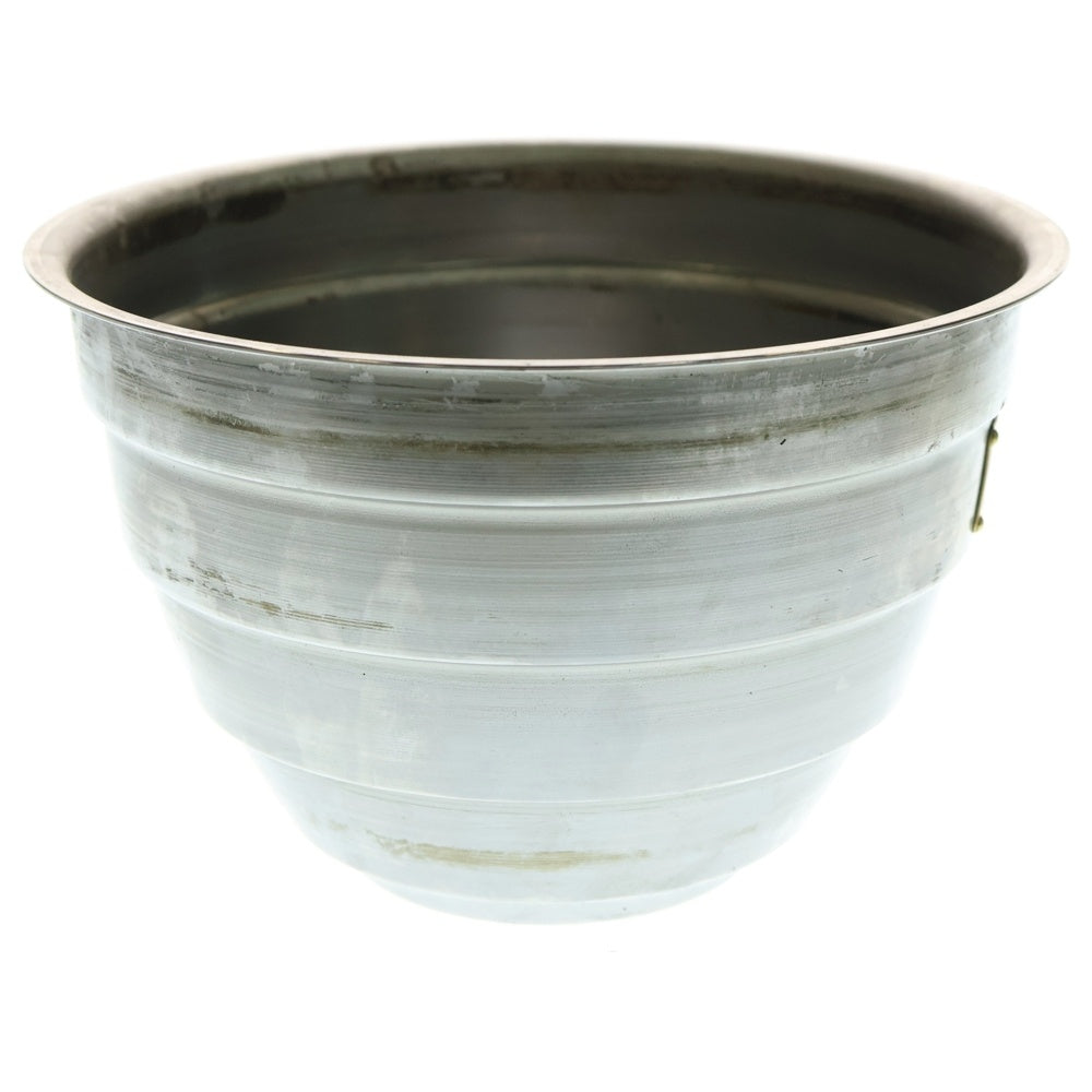 m&m(エムアンドエム) ×MASSES POT TYPE 4 - TERMIT STEEL / LARGE マシス ターミット 鉄鉢 ポット シルバー