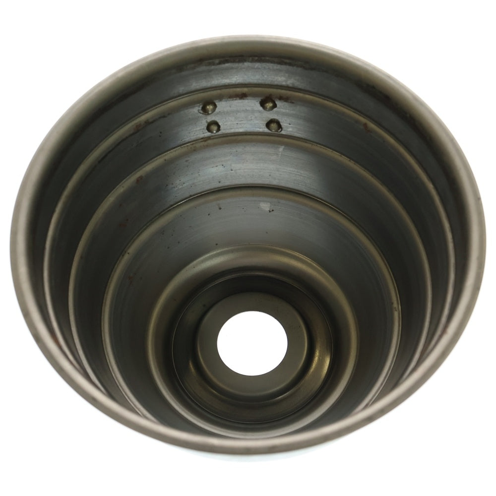 m&m(エムアンドエム) ×MASSES POT TYPE 4 - TERMIT STEEL / LARGE マシス ターミット 鉄鉢 ポット シルバー