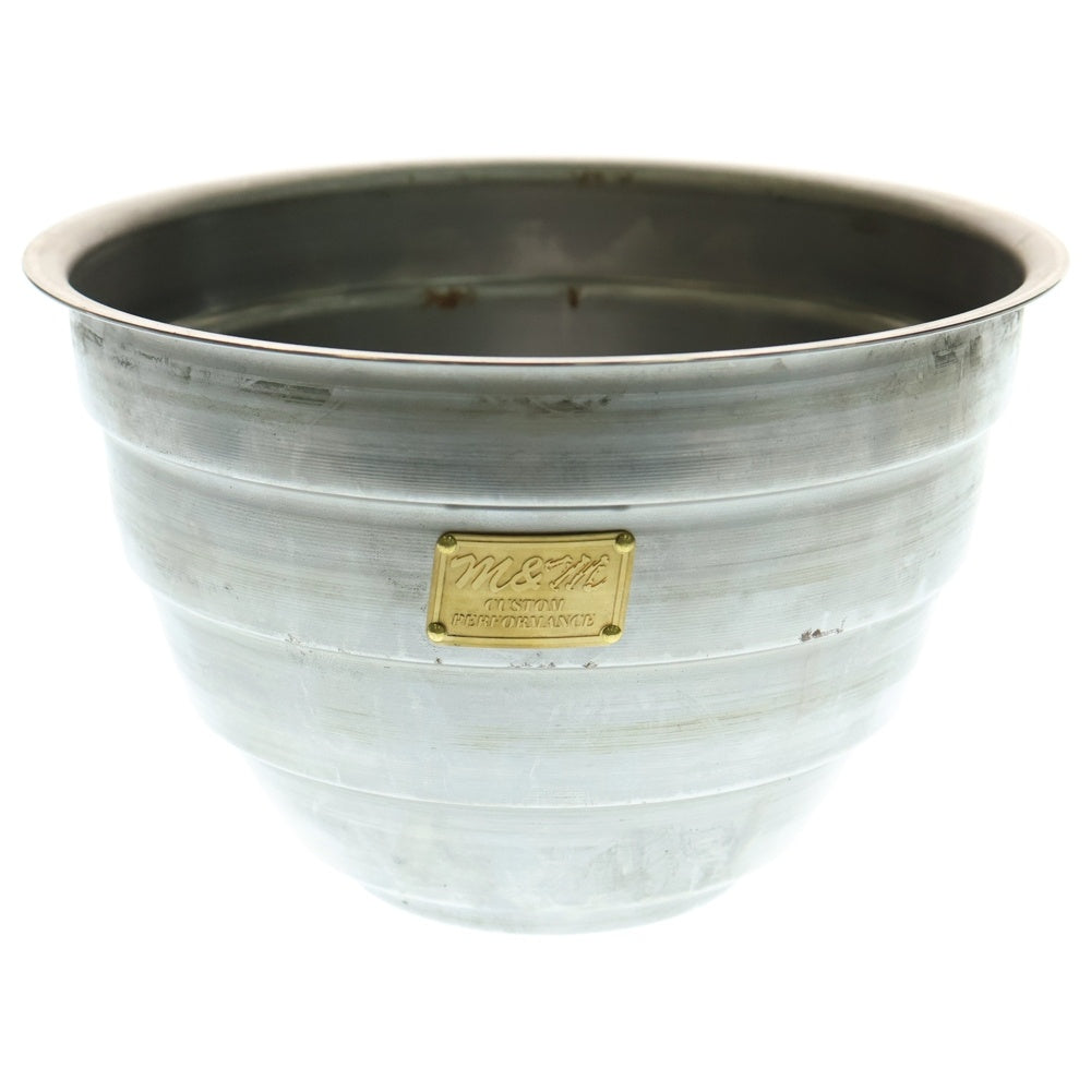 m&m(エムアンドエム) ×MASSES POT TYPE 4 - TERMIT STEEL / LARGE マシス ターミット 鉄鉢 ポット シルバー