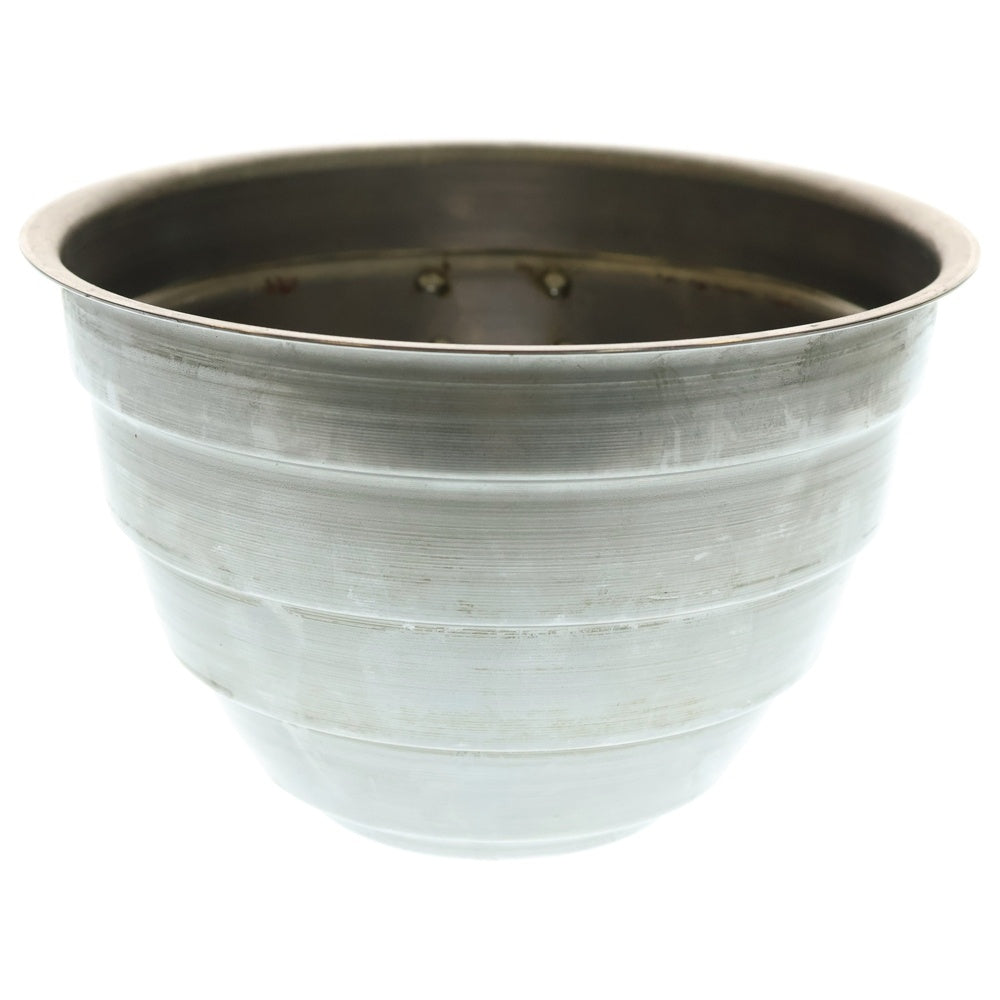 m&m(エムアンドエム) ×MASSES POT TYPE 4 - TERMIT STEEL / LARGE マシス ターミット 鉄鉢 ポット シルバー