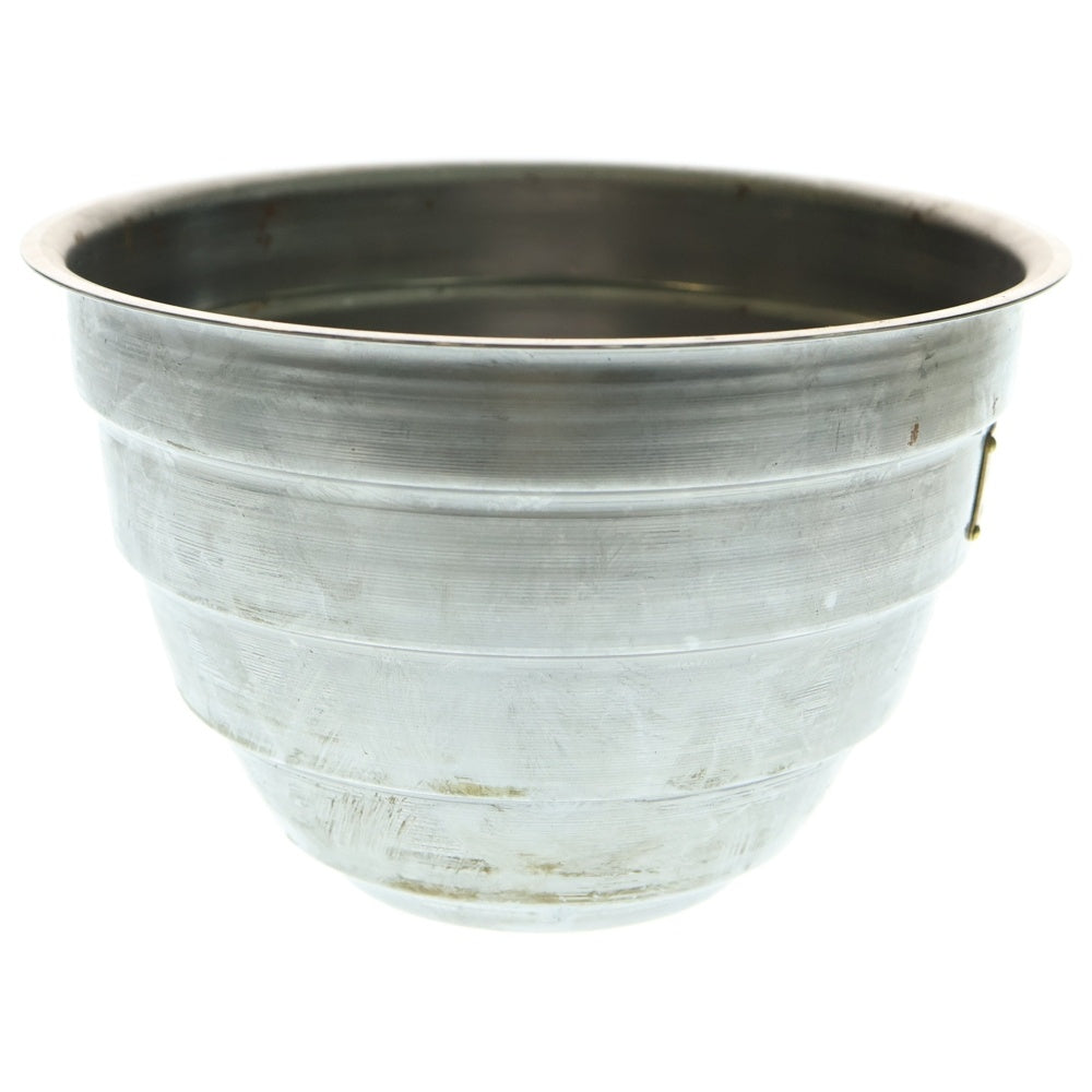 m&m(エムアンドエム) ×MASSES POT TYPE 4 - TERMIT STEEL / LARGE マシス ターミット 鉄鉢 ポット シルバー