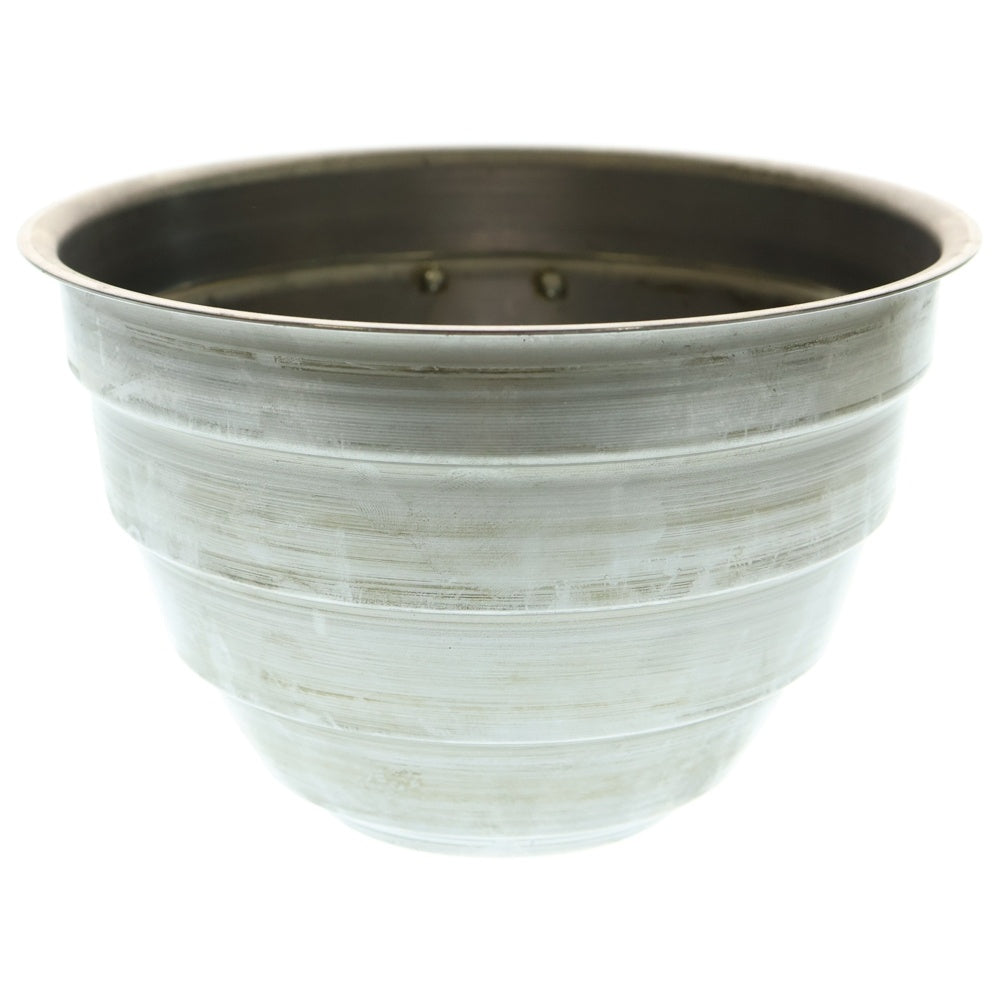 m&m(エムアンドエム) ×MASSES POT TYPE 4 - TERMIT STEEL / LARGE マシス ターミット 鉄鉢 ポット シルバー