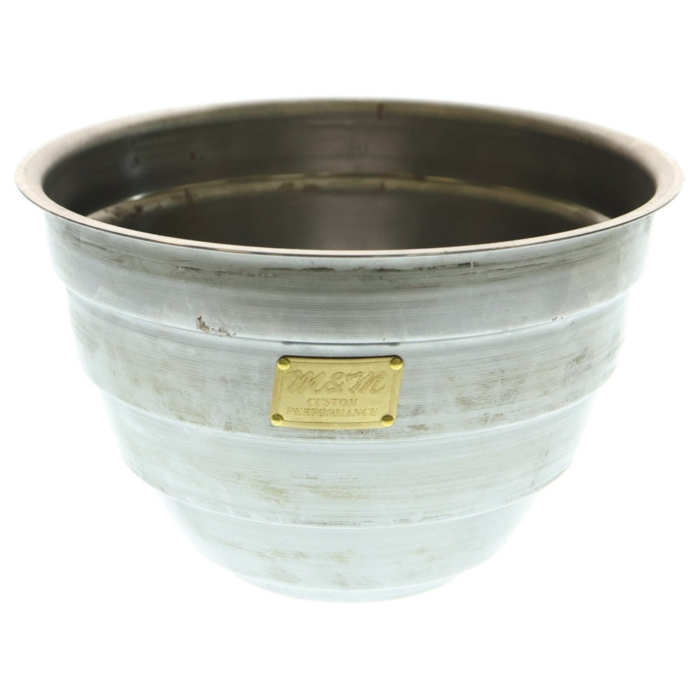 m&m(エムアンドエム) ×MASSES POT TYPE 4 - TERMIT STEEL / LARGE マシス ターミット 鉄鉢 ポット シルバー