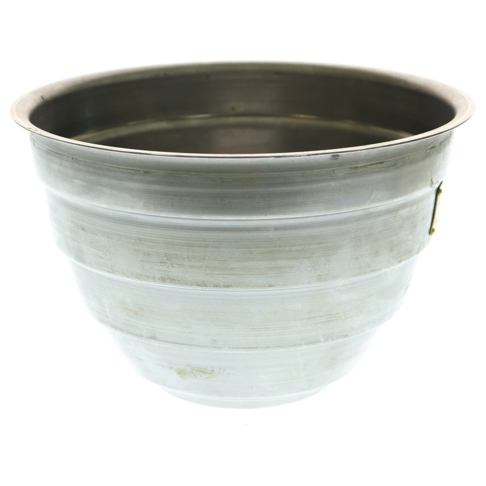 m&m(エムアンドエム) ×MASSES POT TYPE 4 - TERMIT STEEL / LARGE マシス ターミット 鉄鉢 ポット シルバー