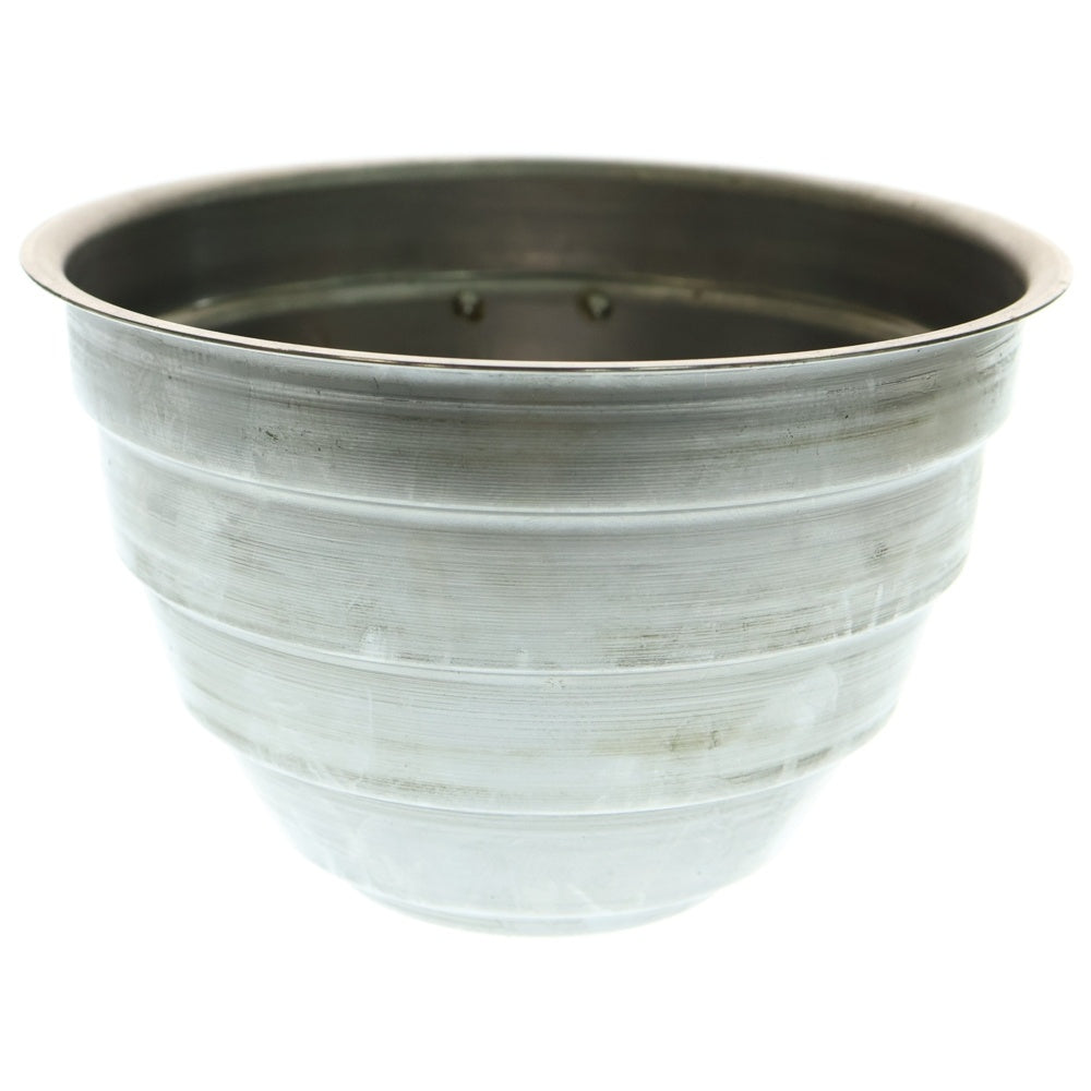 m&m(エムアンドエム) ×MASSES POT TYPE 4 - TERMIT STEEL / LARGE マシス ターミット 鉄鉢 ポット シルバー