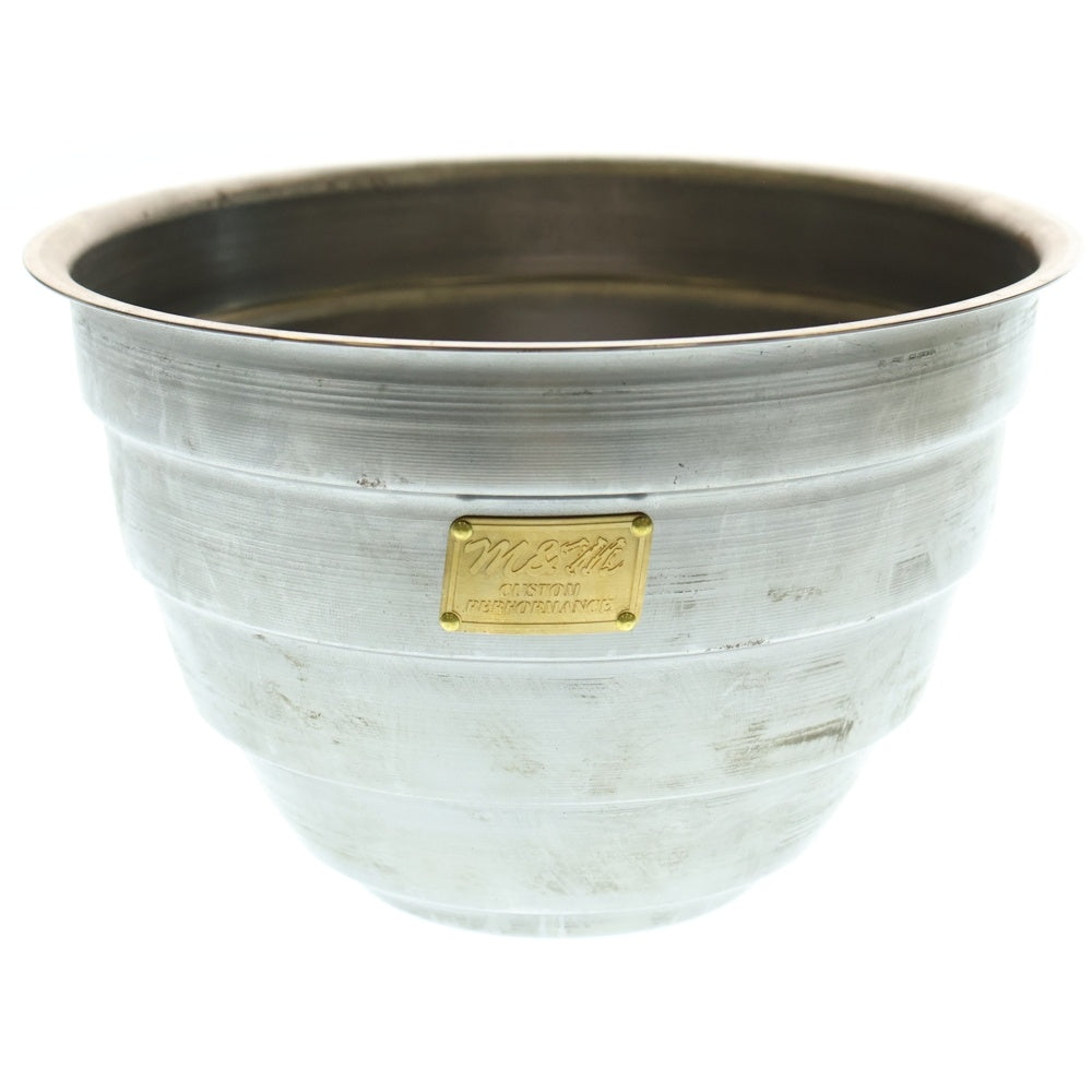 m&m(エムアンドエム) ×MASSES POT TYPE 4 - TERMIT STEEL / LARGE マシス ターミット 鉄鉢 ポット シルバー