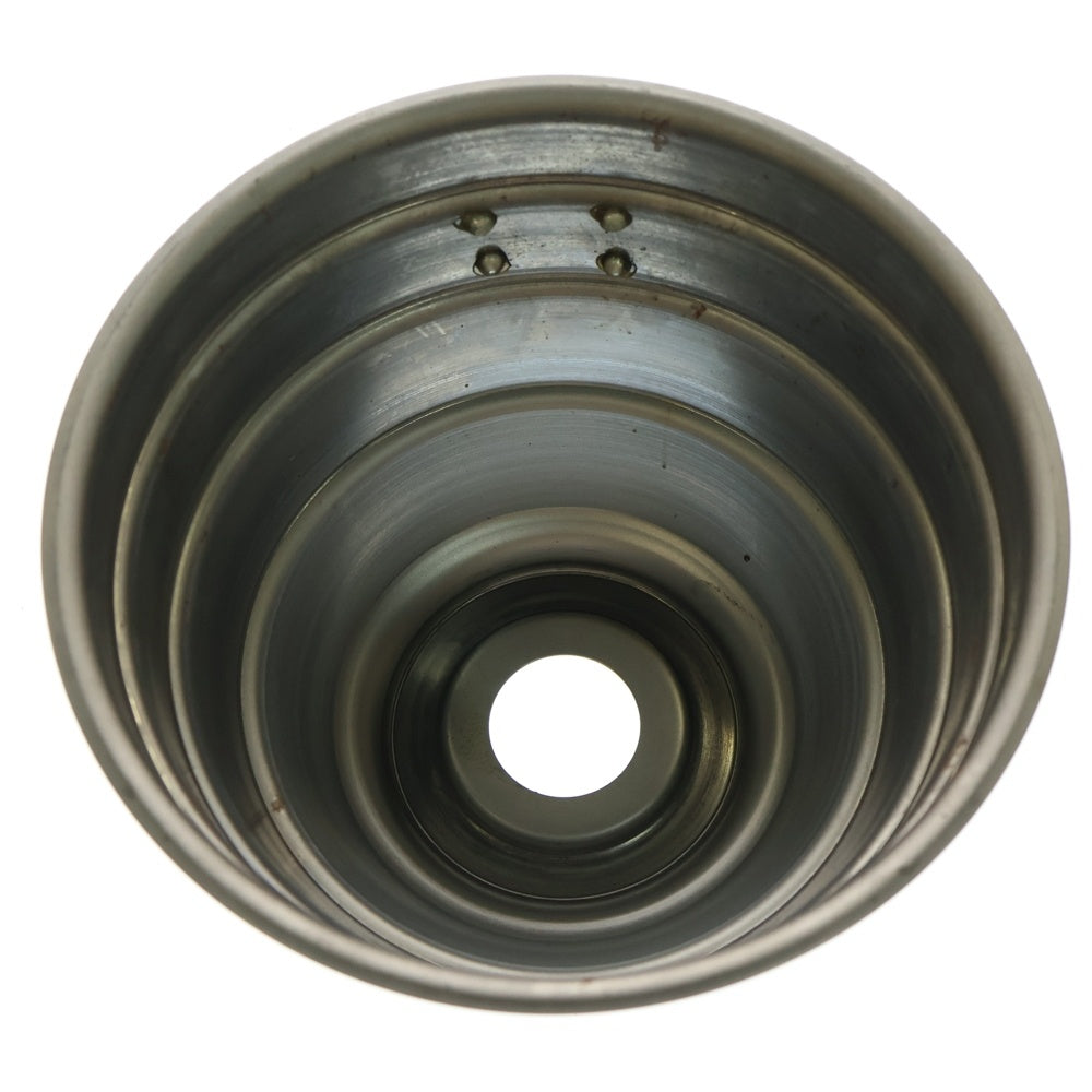 m&m(エムアンドエム) ×MASSES POT TYPE 4 - TERMIT STEEL / LARGE マシス ターミット 鉄鉢 ポット シルバー