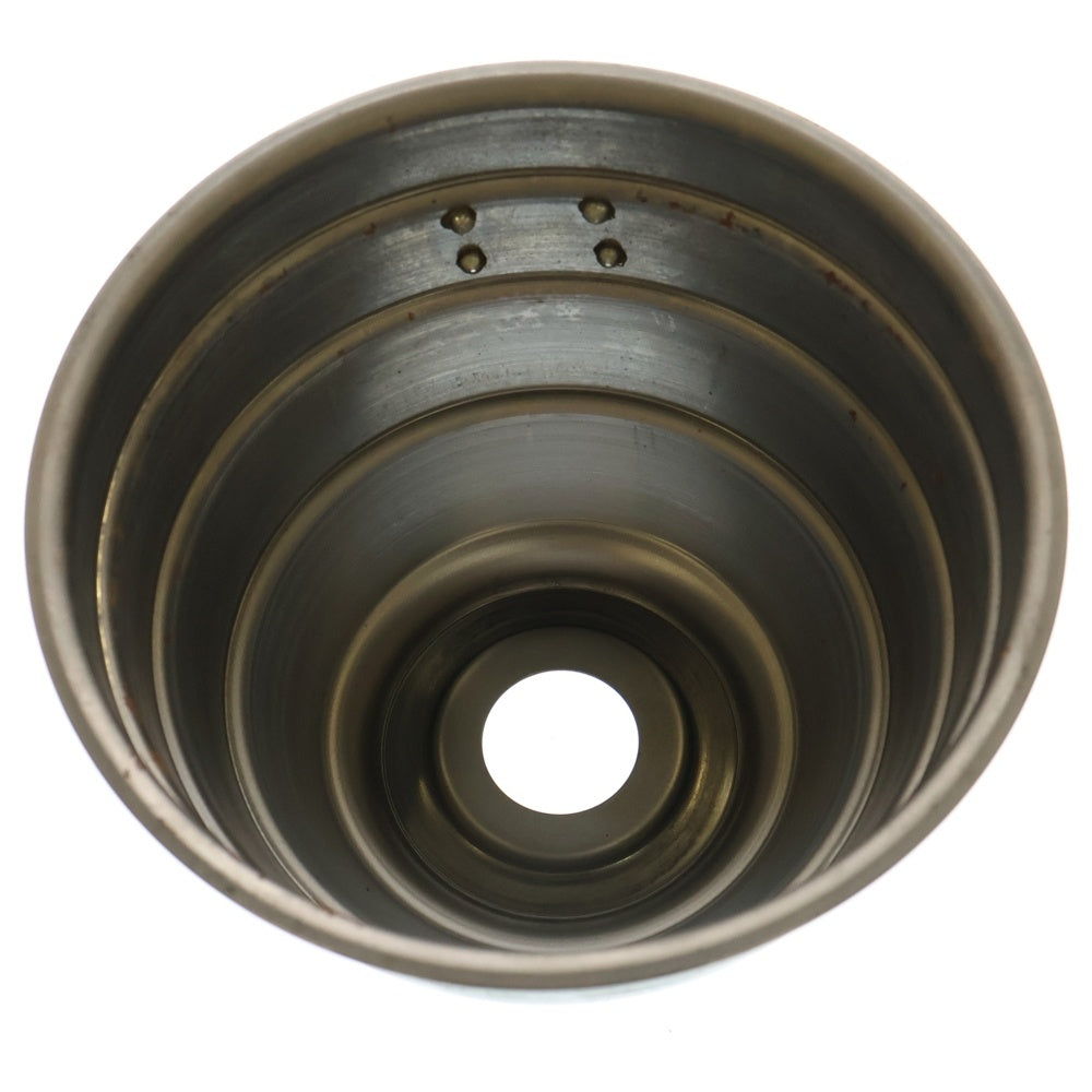 m&m(エムアンドエム) ×MASSES POT TYPE 4 - TERMIT STEEL / LARGE マシス ターミット 鉄鉢 ポット シルバー