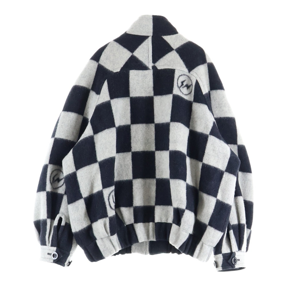 undercover アンダカバー　チェック　ナイロンジャケット UNDERCOVER(アンダーカバー) ×FRAGMENT DESIGN フラグメントデザイン