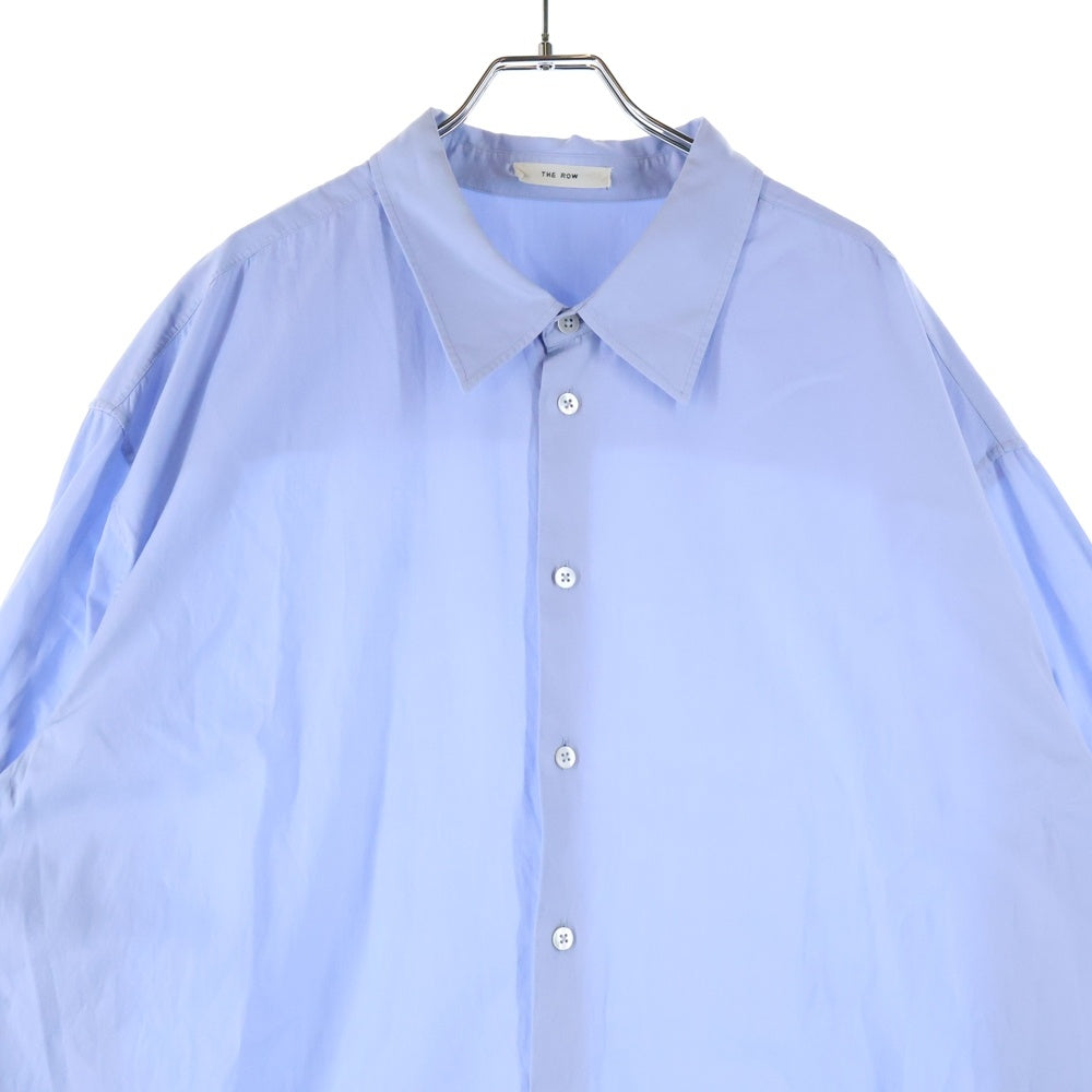 The Row Este シンプル コットン シャツ ブルー The Row（ザ・ロウ）ブルーシャツ The Row Este シンプル コットン