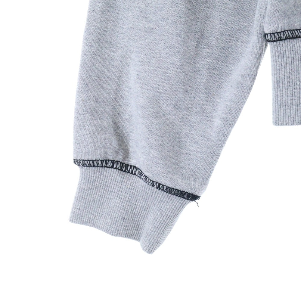 ADSB ANDERSSON BELL(アンダースンベル) ローズ 刺繍 クルーネックスウェットトレーナー グレー