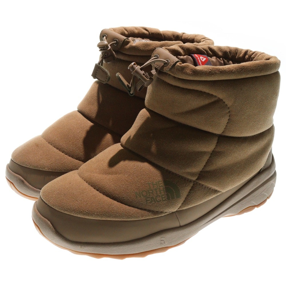 THE NORTH FACE(ザノースフェイス) BEAMS別注 NUPTSE BOOTIE ヌプシ ブーティ パテッドショートブーツ ブラウン US8/26cm NF51782B