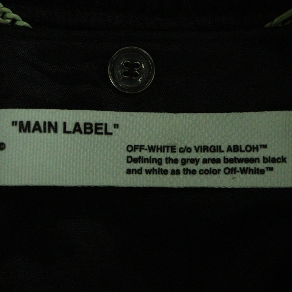 OFF-WHITE(オフホワイト) 18AW Vintage Bomber Jacket ヴィンテージ ボンバー ジャケット ブラック OMEA130E18135001