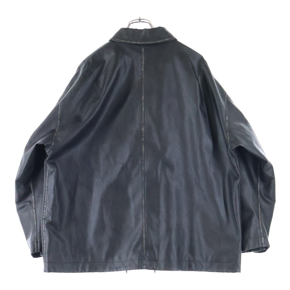 NO BRAND(ノーブランド) WYM(ウィム バイ リドム) ARTIFICIAL GRAIN MILITARY BLOUSON アーティフィシャル グレイン ミリタリー ブルゾン ジップアップジャケット WYJK715