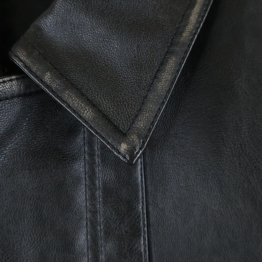 NO BRAND(ノーブランド) WYM(ウィム バイ リドム) ARTIFICIAL GRAIN MILITARY BLOUSON アーティフィシャル グレイン ミリタリー ブルゾン ジップアップジャケット WYJK715