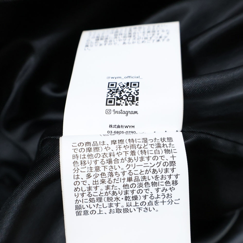 NO BRAND(ノーブランド) WYM(ウィム バイ リドム) ARTIFICIAL GRAIN MILITARY BLOUSON アーティフィシャル グレイン ミリタリー ブルゾン ジップアップジャケット WYJK715