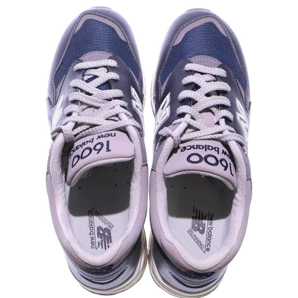 New Balance(ニューバランス) CM1600LV 1600 NAVY レザー ローカットスニーカー ネイビー US9/27cm