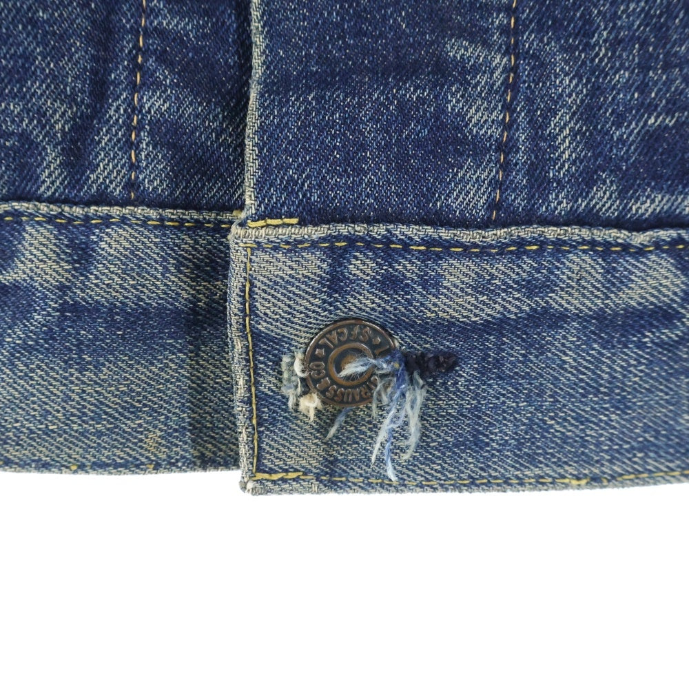 Levi's(リーバイス) 60S VINTAGE 559XX 3rd ビッグE 均等V ボタン裏D ブランケット付き デニムトラッカー ジャケット インディゴ