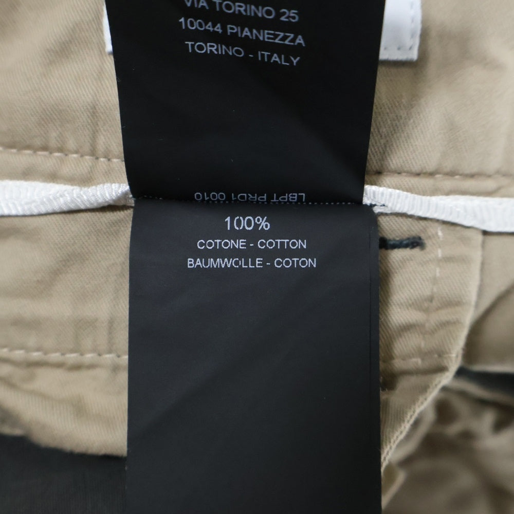 PT TORINO(ピーティートリノ) REBEL FIT コットン 2タック センタープレス スラックスパンツ グレー