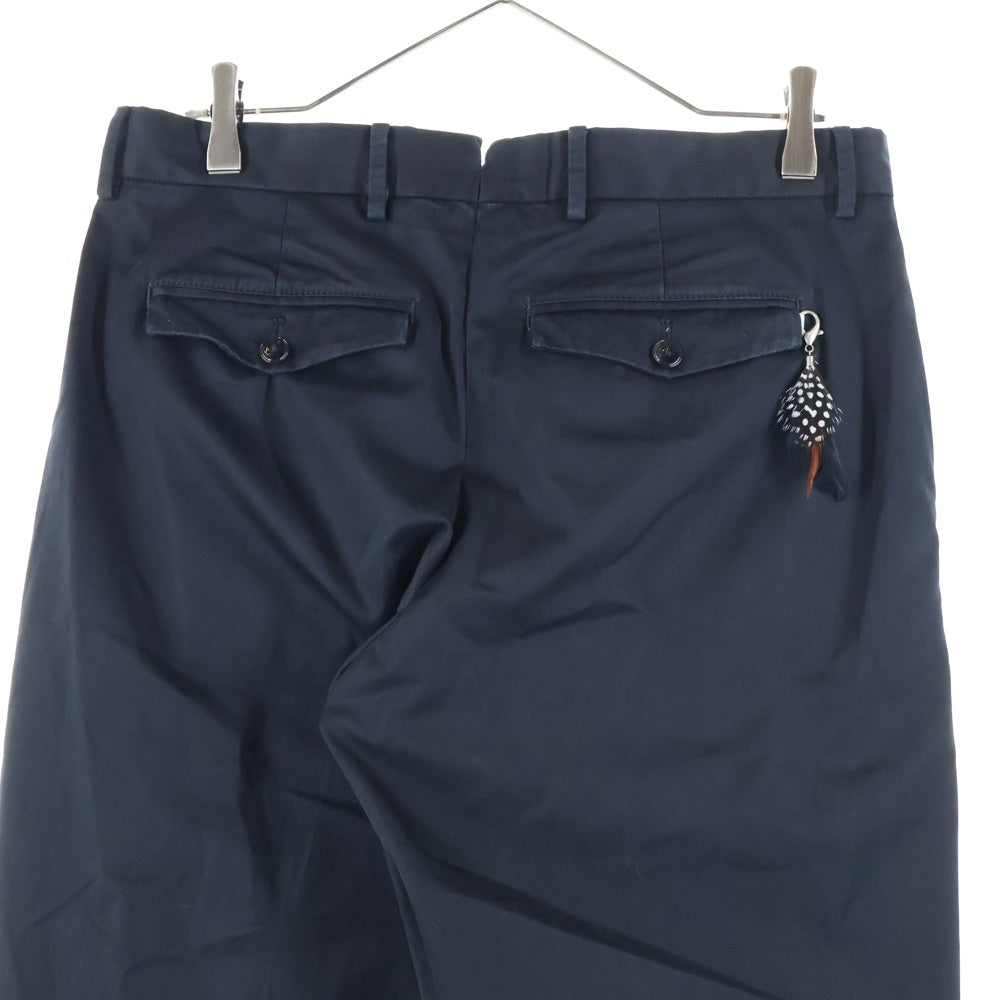 PT TORINO(ピーティートリノ) REBEL FIT コットン 2タック センタープレス スラックスパンツ ブラック LBPT PRD1 0010