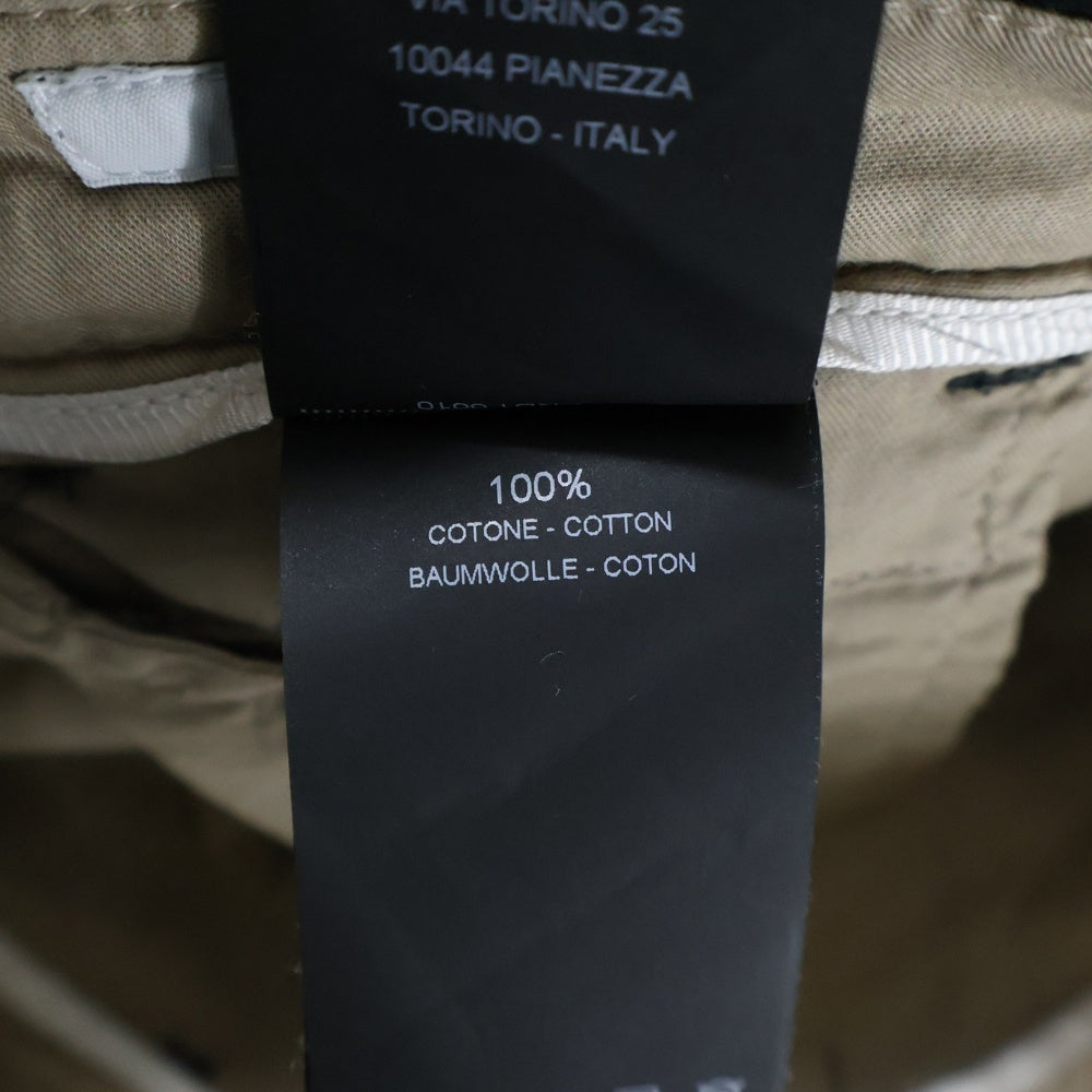 PT TORINO(ピーティートリノ) REBEL FIT コットン 2タック センタープレス スラックスパンツ ブラック LBPT PRD1 0010