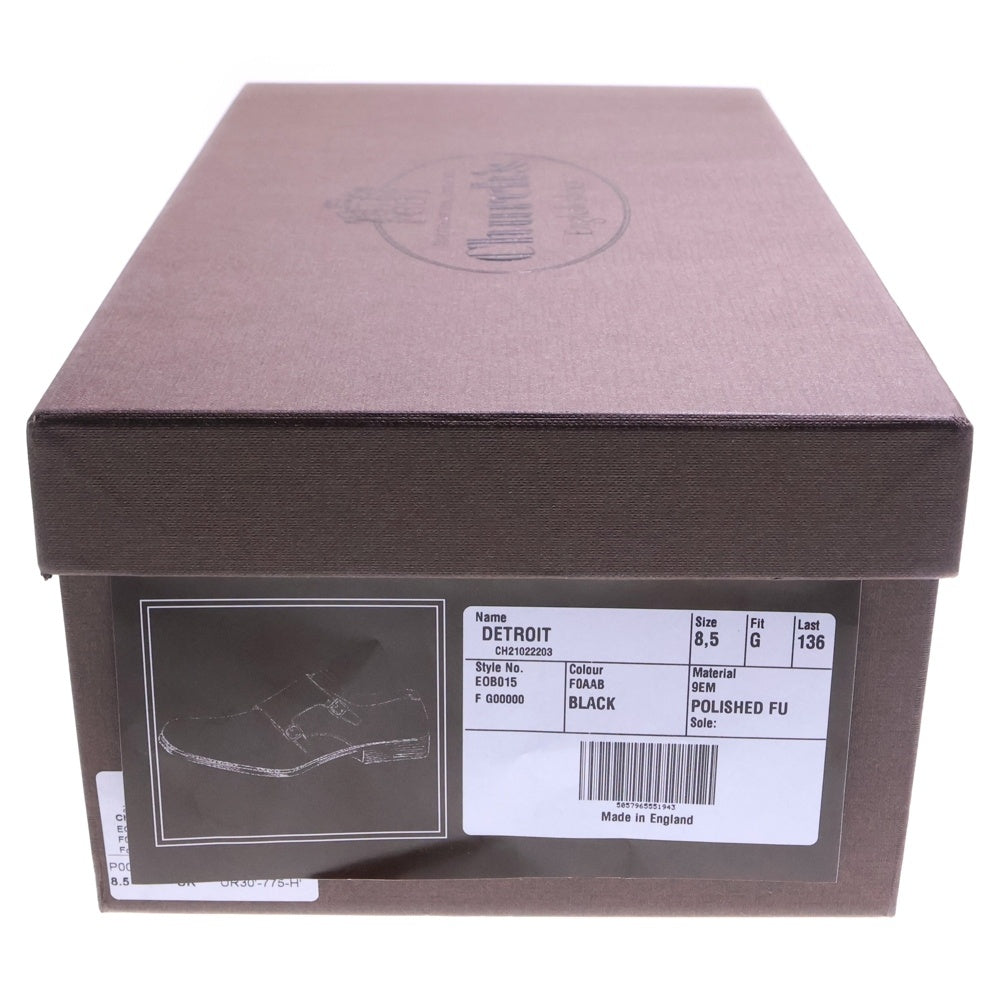 Church's(チャーチ) DETROIT デトロイト ダブルモンクストラップ レザー シューズ ブラック