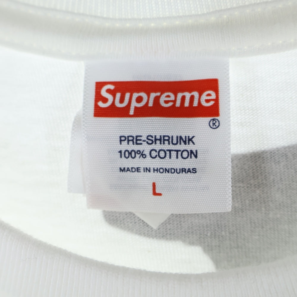 SUPREME(シュプリーム) 24AW ×THRASHER Cross Tee スラッシャー クロス プリント 半袖Tシャツ カットソー ホワイト