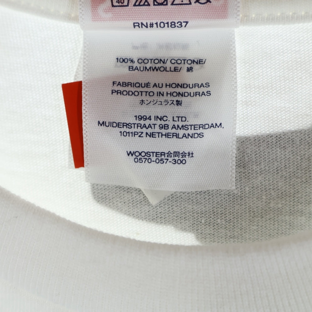 SUPREME(シュプリーム) 24AW ×THRASHER Cross Tee スラッシャー クロス プリント 半袖Tシャツ カットソー ホワイト