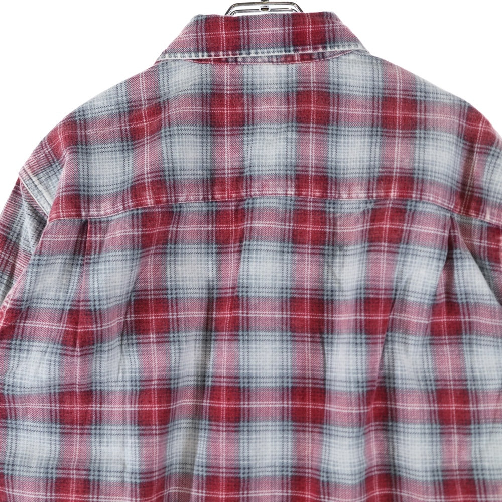 STUSSY(ステューシー) DAX PLAID SHIRT ダックス プレイド チェック 長袖シャツ レッド