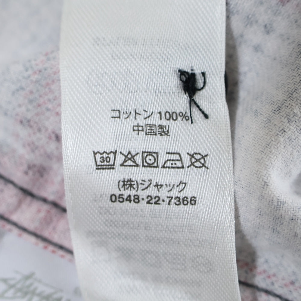 STUSSY(ステューシー) DAX PLAID SHIRT ダックス プレイド チェック 長袖シャツ レッド