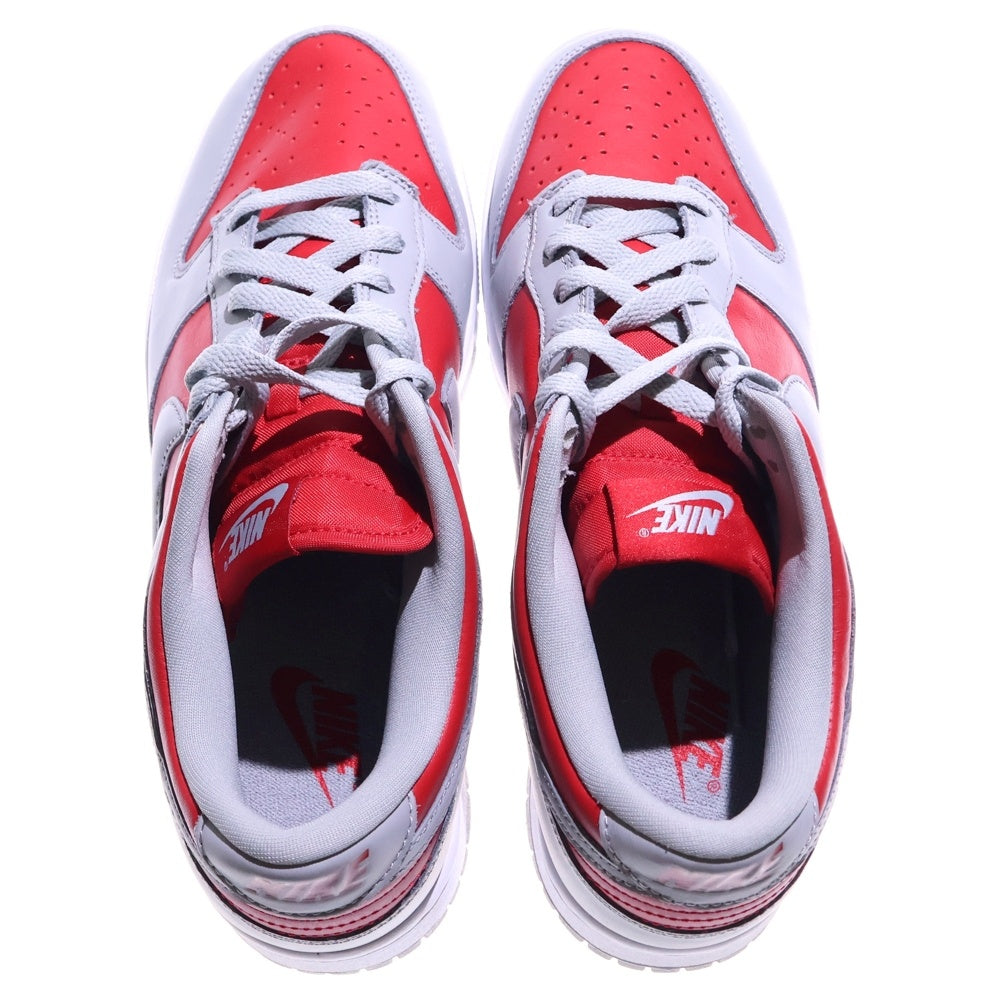 NIKE(ナイキ) DUNK LOW VARSITY RED ダンク ヴァーシティレッド ローカットスニーカー レッド/グレー US8.5/26.5cm FQ6965-600