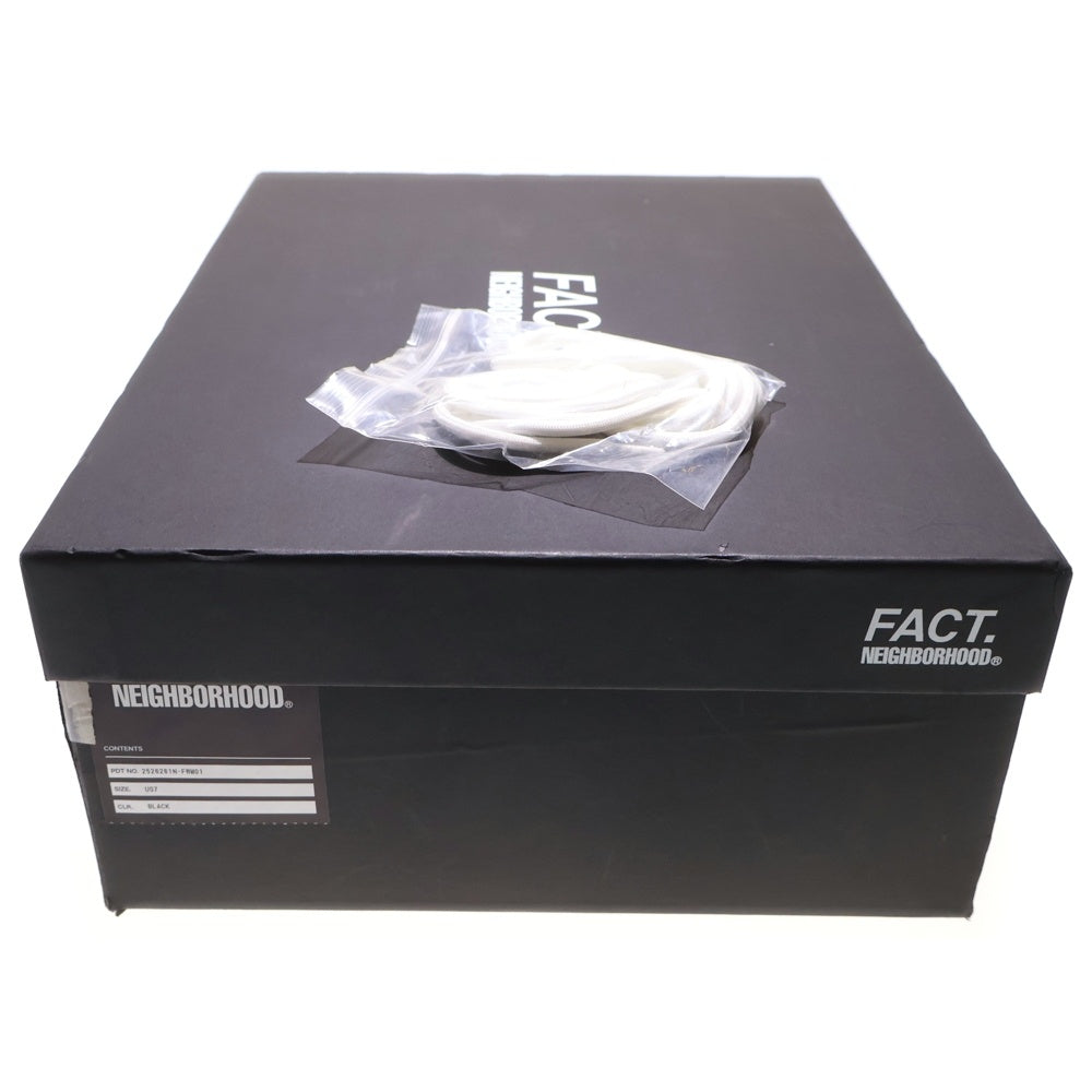 NEIGHBORHOOD(ネイバーフッド) 25AW ×FACT. NH X FACT. . MNKY BOOT ファクト レースアップ ブーツ ブラック 2526261N-FWM01