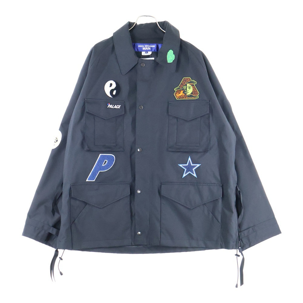 JUNYA WATANABE COMME des GARCONS(ジュンヤワタナベ コムデギャルソン) 24SS ×PALACE SKATEBOARDS W-NAME JACKET パレススケートボード ダブルネーム ジャケット ブラック WM-J013
