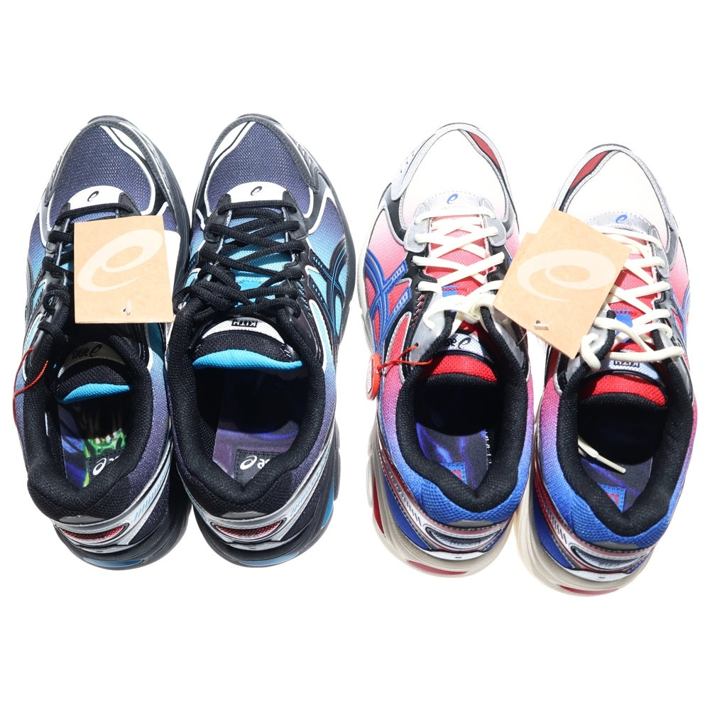 KITH(キス) ×ASICS ×MARVEL SUPER VILLAINS GT-2160 VENOM VS SPIDERMAN PACK アシックス マーベル ヴェノムVSスパイダーマン ローカットスニーカー 1203A660