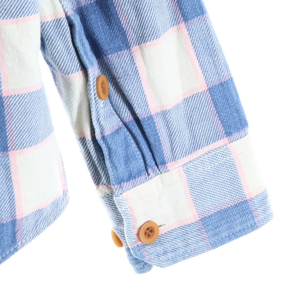 VISVIM(ヴィスヴィム) 14SS BLACK ELK FLANNEL ブラック エリュク フランネル バッファローチェック コットン 長袖シャツ ブルー/ホワイト 0114105011023