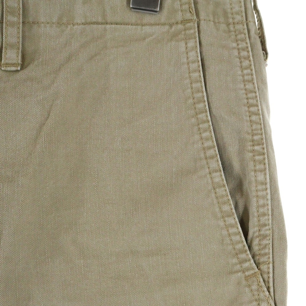 VISVIM(ヴィスヴィム) CHINO PANTS シンチバック コットン ストレート チノパンツ ベージュ VS0001456