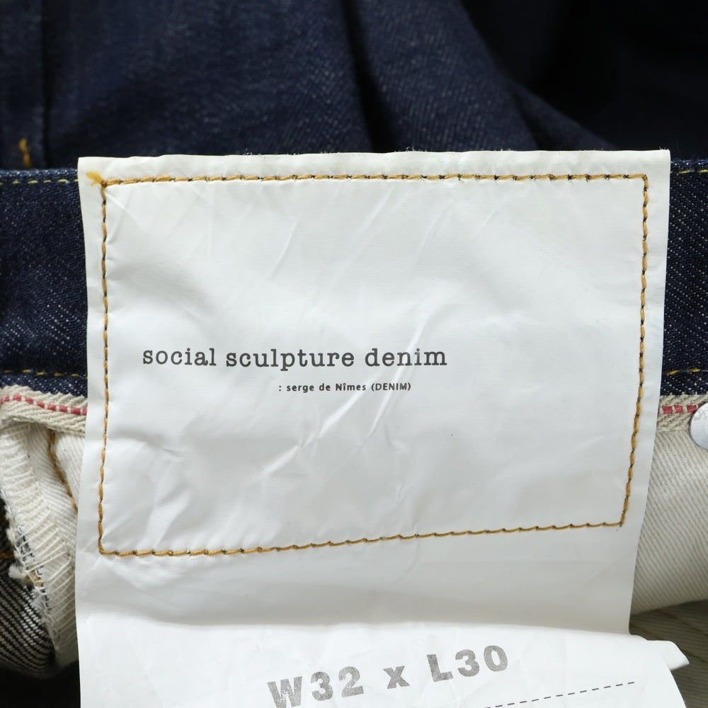 VISVIM(ヴィスヴィム) 14SS SOCIAL SCULPTURE DENIM 01.2R ソーシャル スカルプチャー デニムパンツ インディゴ 0114105005020