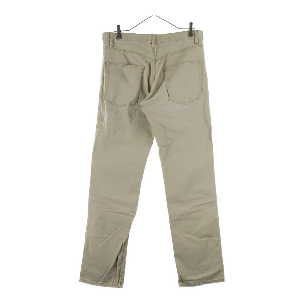 VISVIM(ヴィスヴィム) 12SS FLUXUS 03 CHINO PANTS コットン ストレート チノパンツ ベージュ 0112105008017