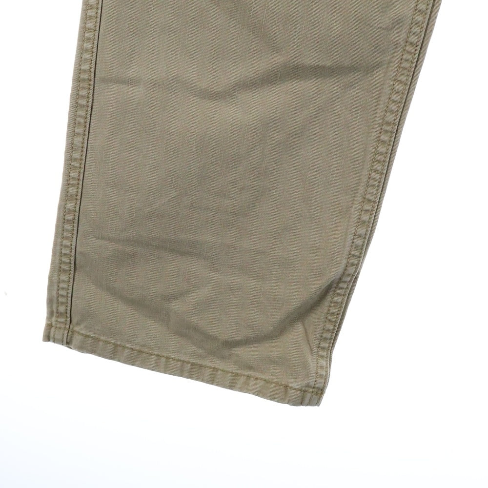 VISVIM(ヴィスヴィム) 12SS FLUXUS 03 CHINO PANTS コットン ストレート チノパンツ ベージュ 0112105008017