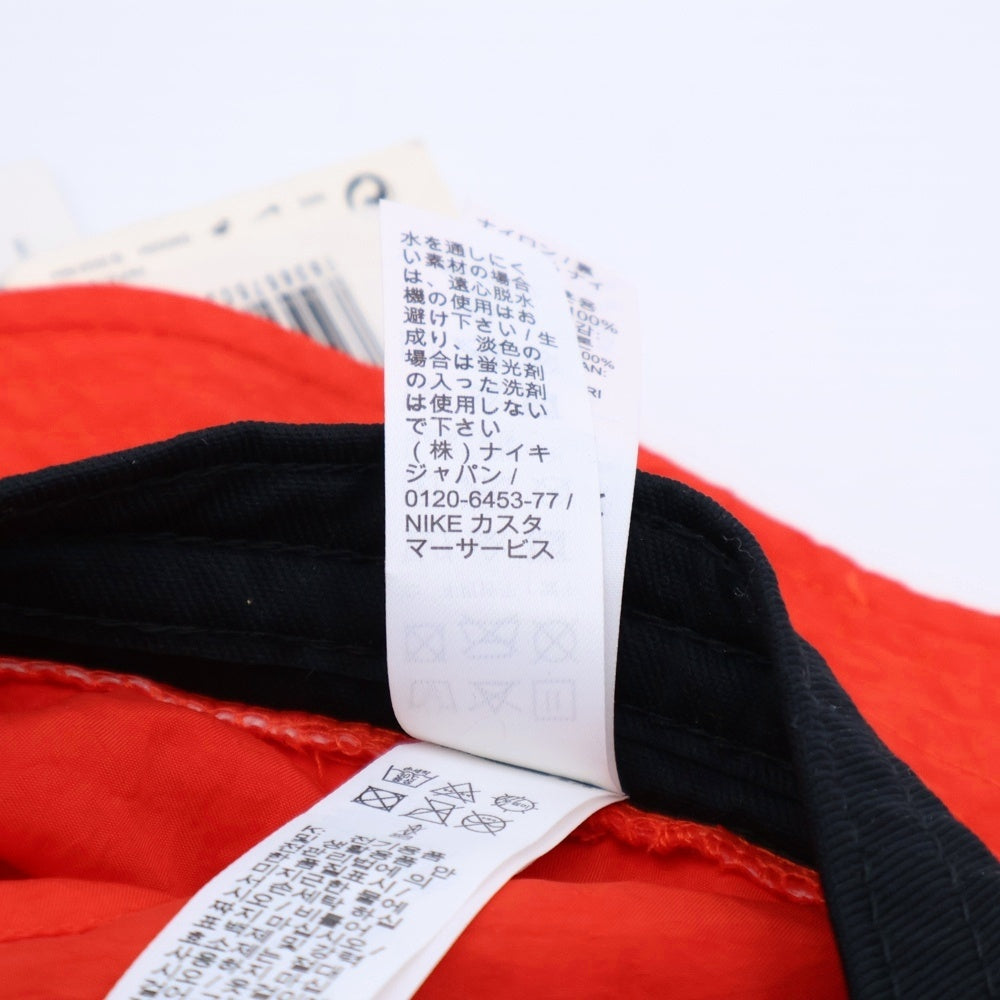 NIKE(ナイキ) 20SS ×STUSSY BUCKET HAT ステューシー ナイロン バケットハット 帽子 レッド CT8411