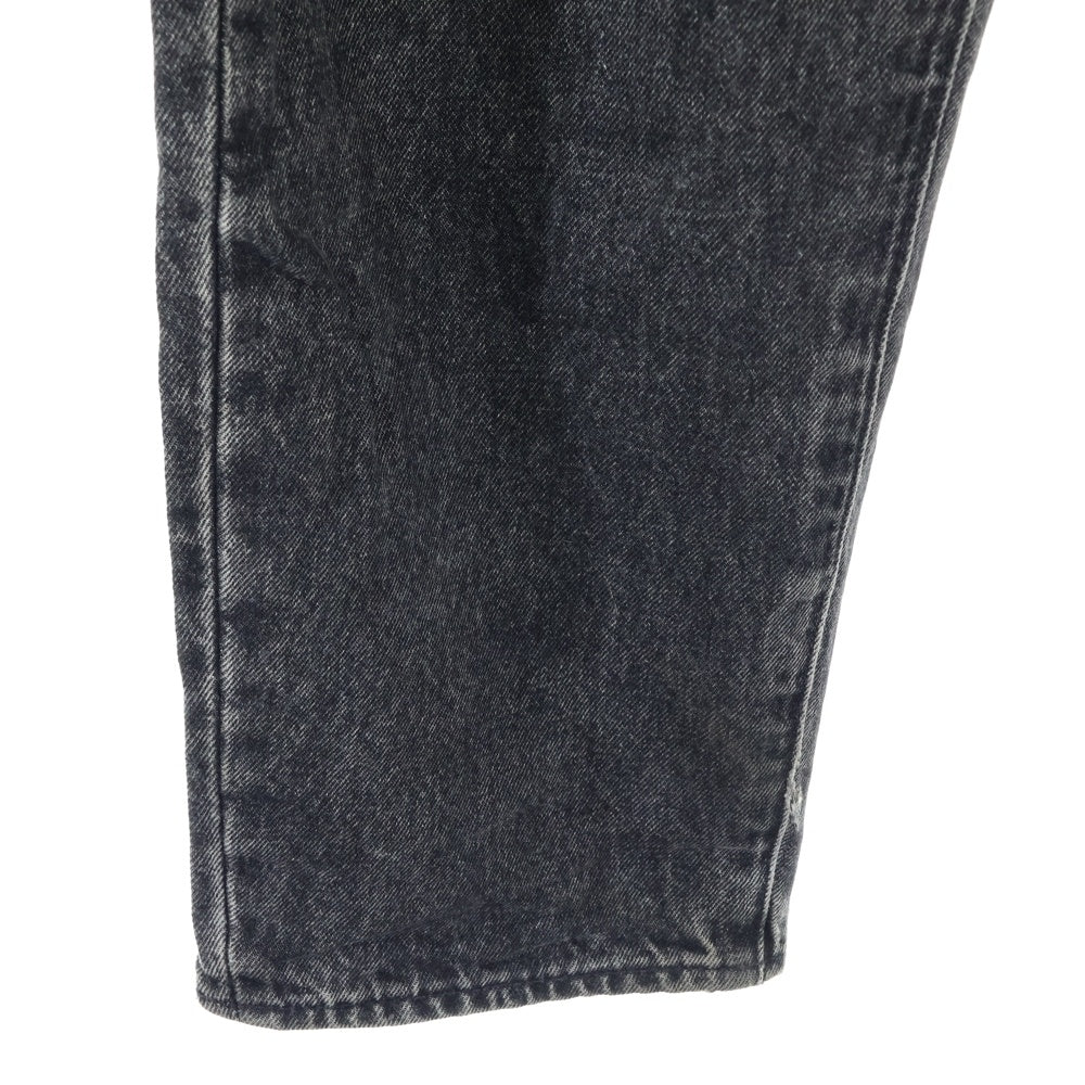 Levi's premium(リーバイスプレミアム) Stay Loose Tapered Crop ステイルーズ テーパード クロップ デニムパンツ ブラック PC9-A0943-0001