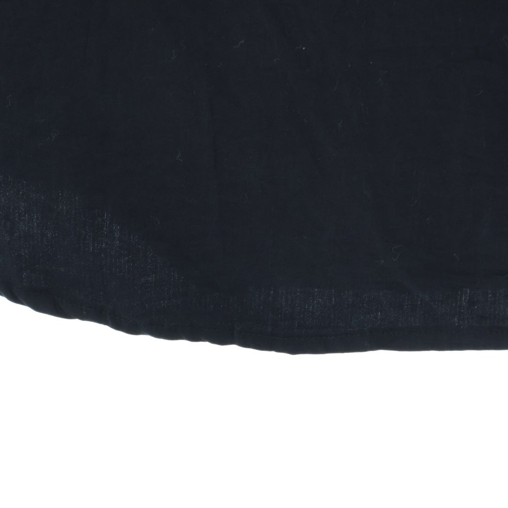 UNDERCOVER(アンダーカバー) 04SS ストライプ切り替え ロングスリーブ コットン長袖シャツ ブラック E257-SH9