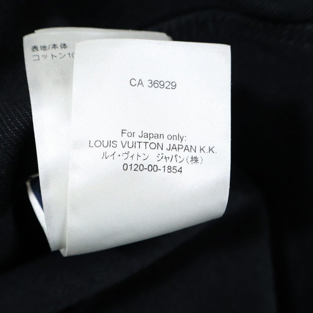 LOUIS VUITTON(ルイヴィトン) 24SS MONOGRAM EMBOSS OVERSIZED DENIM JACKET モノグラムエンボス オーバーサイズ デニムシャツジャケット ブラック RM241Q CHX HQS42W